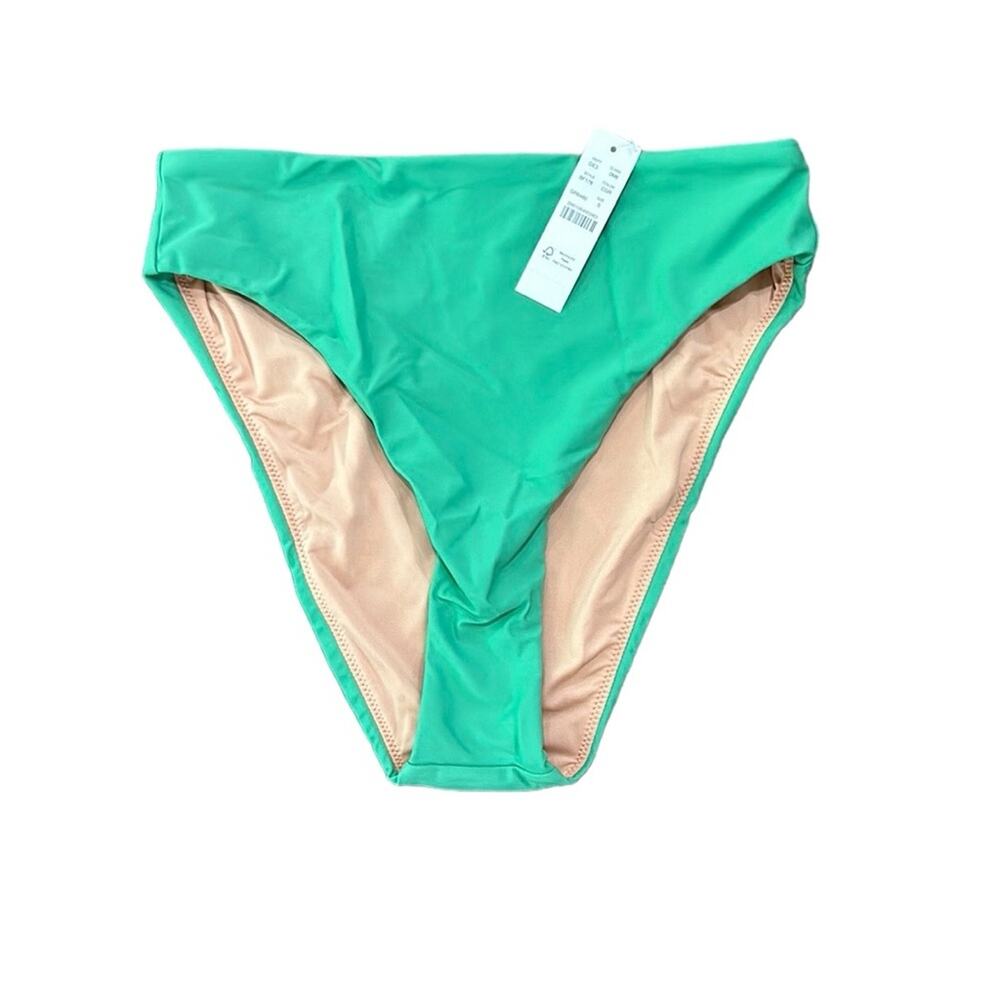 J.Crew High-rise bikini bottom, Green, Women’s Size S